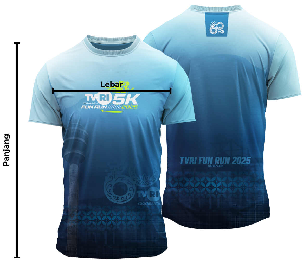 Ilustrasi Pengukuran Kaos